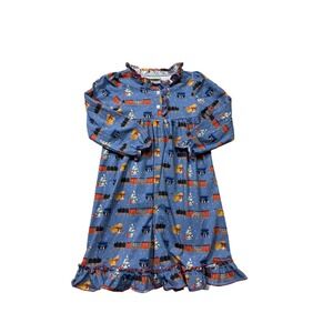 Sage & Lilly Girls Christmas Train Nightgown – Size 7